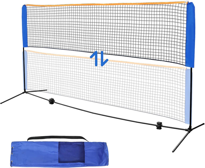 SPPHONEIX Portable Volleyball Badminton Tennis Net With Frame