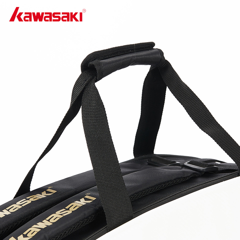 Kawasaki Badminton Bag (6 racquet) K1G00-A8608-1 (Black/Gold)