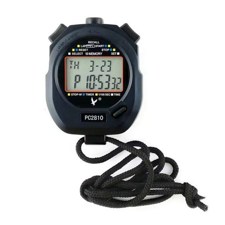 LEAP Sporting Race Timer Digital Stopwatch with 2 Rows 10 Memories PC2810