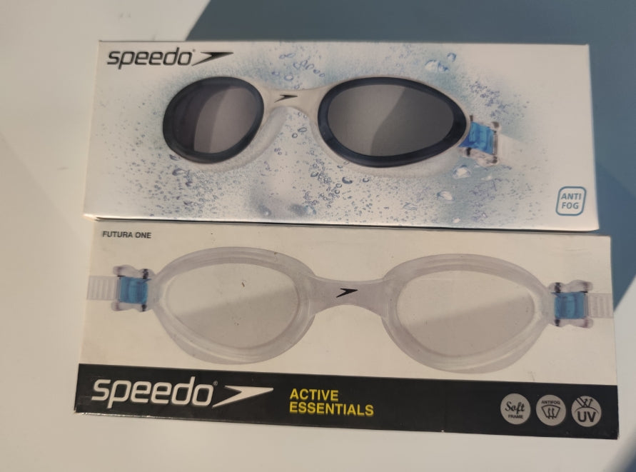 SPEEDO313011 Sports Swimming Goggles White(00) Deep Black(97)