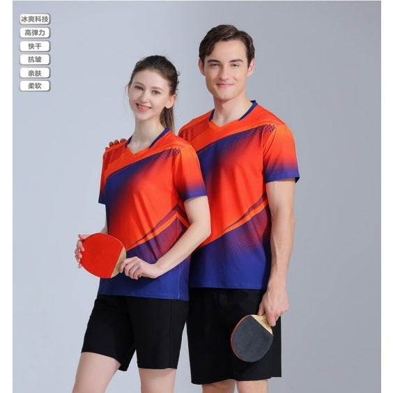 Customized Version Breathable Sports Suits inPremium Fiber Fabrics for Man and Woman