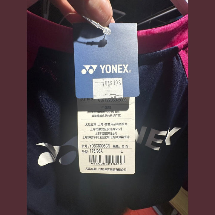 YONEX Sports Short Sleeve YOBC8006CR