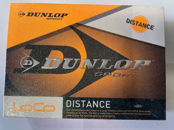 DUNLOP LOCO DISTANCE Golf ball 12 pcs