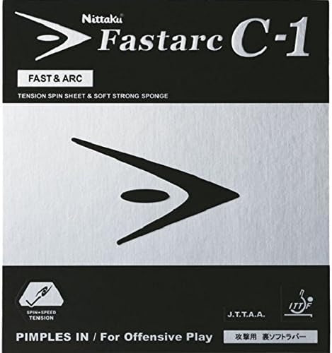 Nitaku Table Tennis Rubber Fastark C1 Soft Back 2.0mm