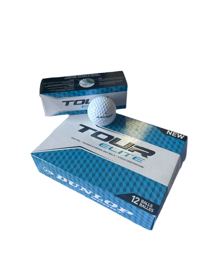 Dunlop TOUR Elite Golf Balls 3 Layers 12PCS