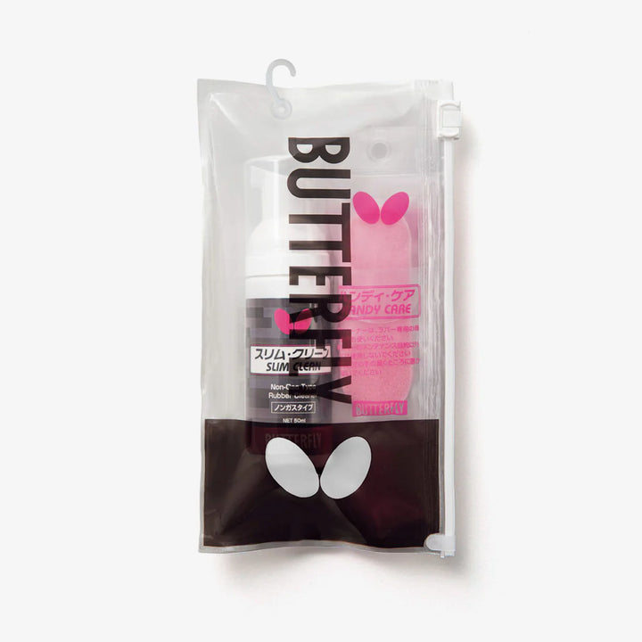 BUTTERFLY Slim Clean 50ml Non-Gas Type rubber cleaner free sponge