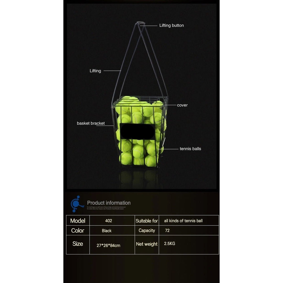 SIBOASI Tennis Ball Basket 72balls S402