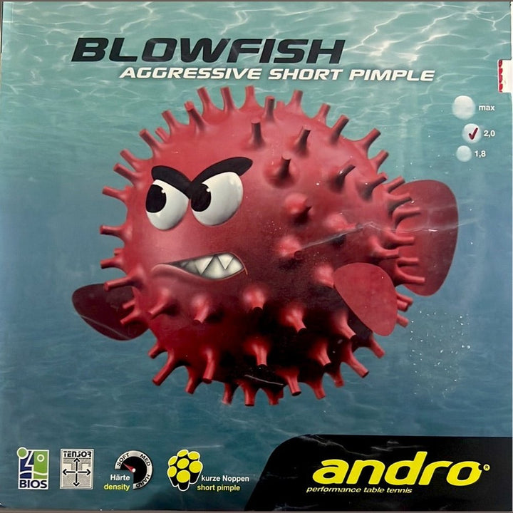 Andro Blowfish Table Tennis rubber