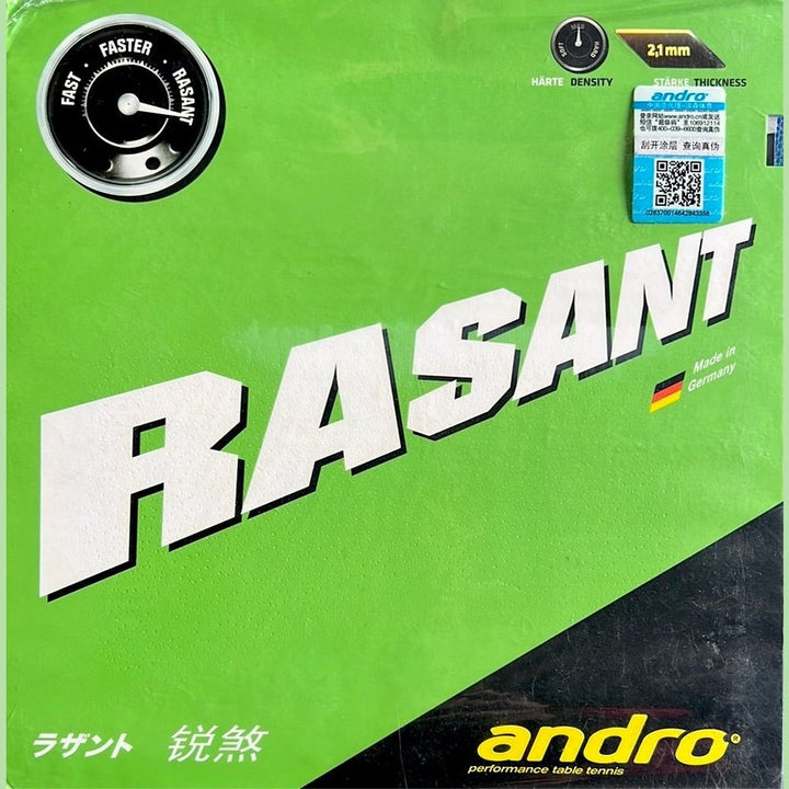 Andro Rasant Pips-In Table Tennis Rubber