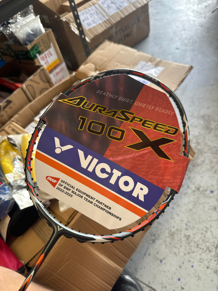 Victor AURASPEED 100x Speed Attacking Badminton Racquet 4U(83g)G5