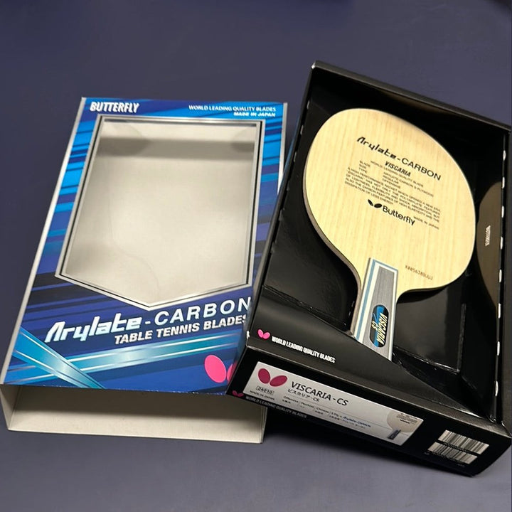 BUTTERFLY24010,30041 Arylate-Carbon Viscaria Table Tennis Blade Arylate-Carbon 5-Plywood