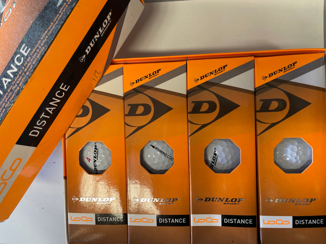 DUNLOP LOCO DISTANCE Golf ball 12 pcs