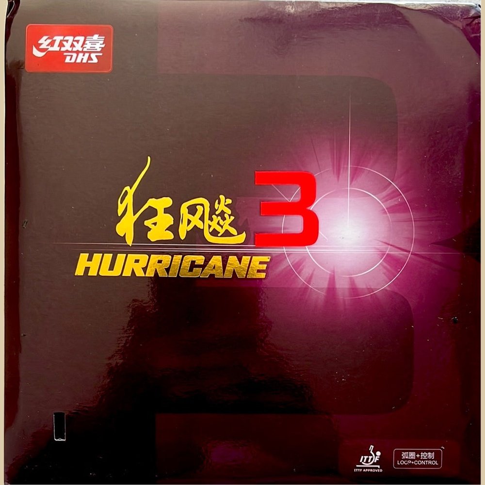 DHS Hurricane 3 Table Tennis Rubber