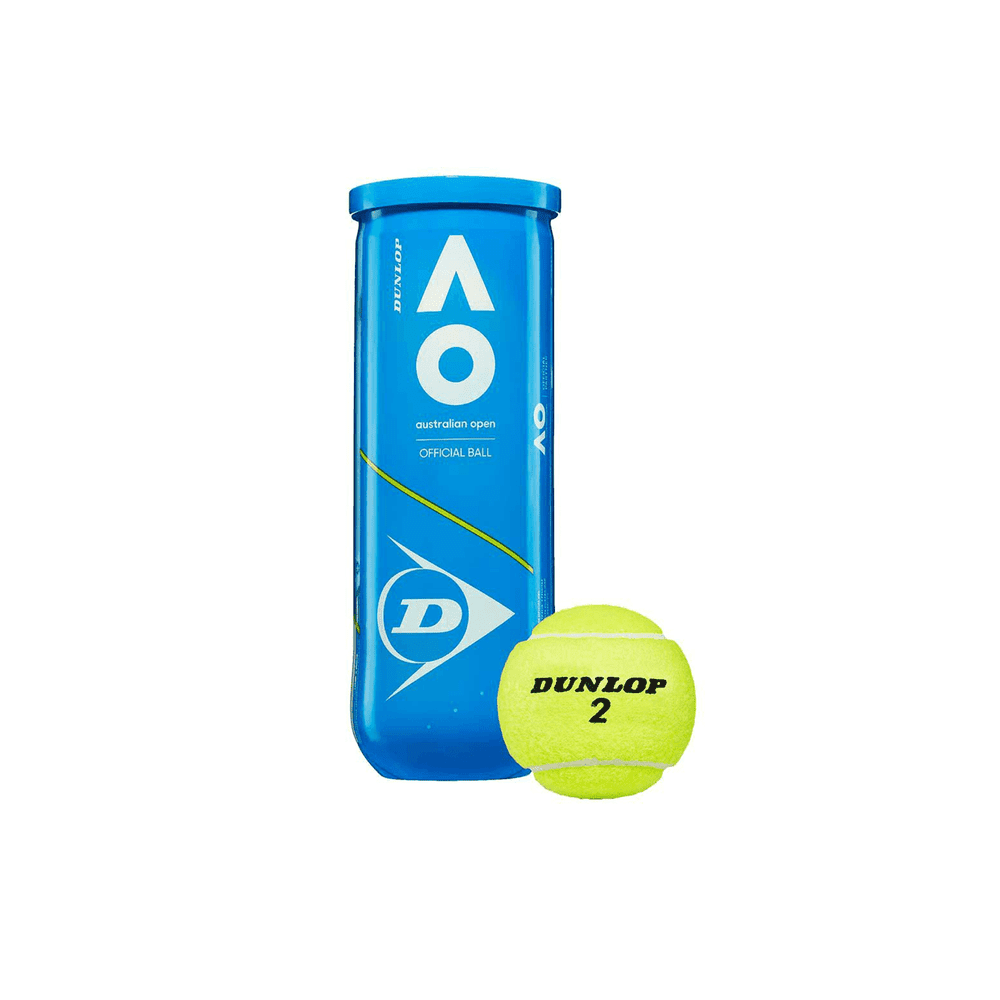 Dunlop Official Tennis Balls Australian Open 3 Balls Per Can
