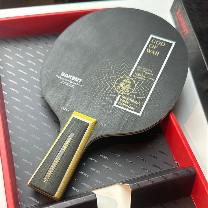 EAKENT 7 wood + 2 Carbon Table Tennis Blade