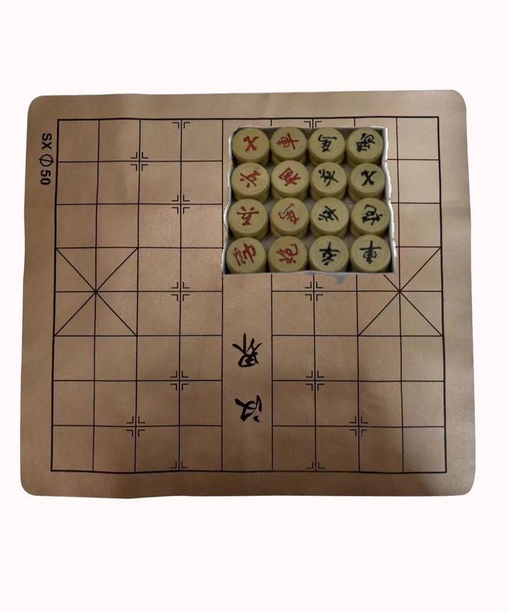 SPPHONEIX Wooden Chinese Chess Xiangqi Set for Board Game Traditional Game Travel Game