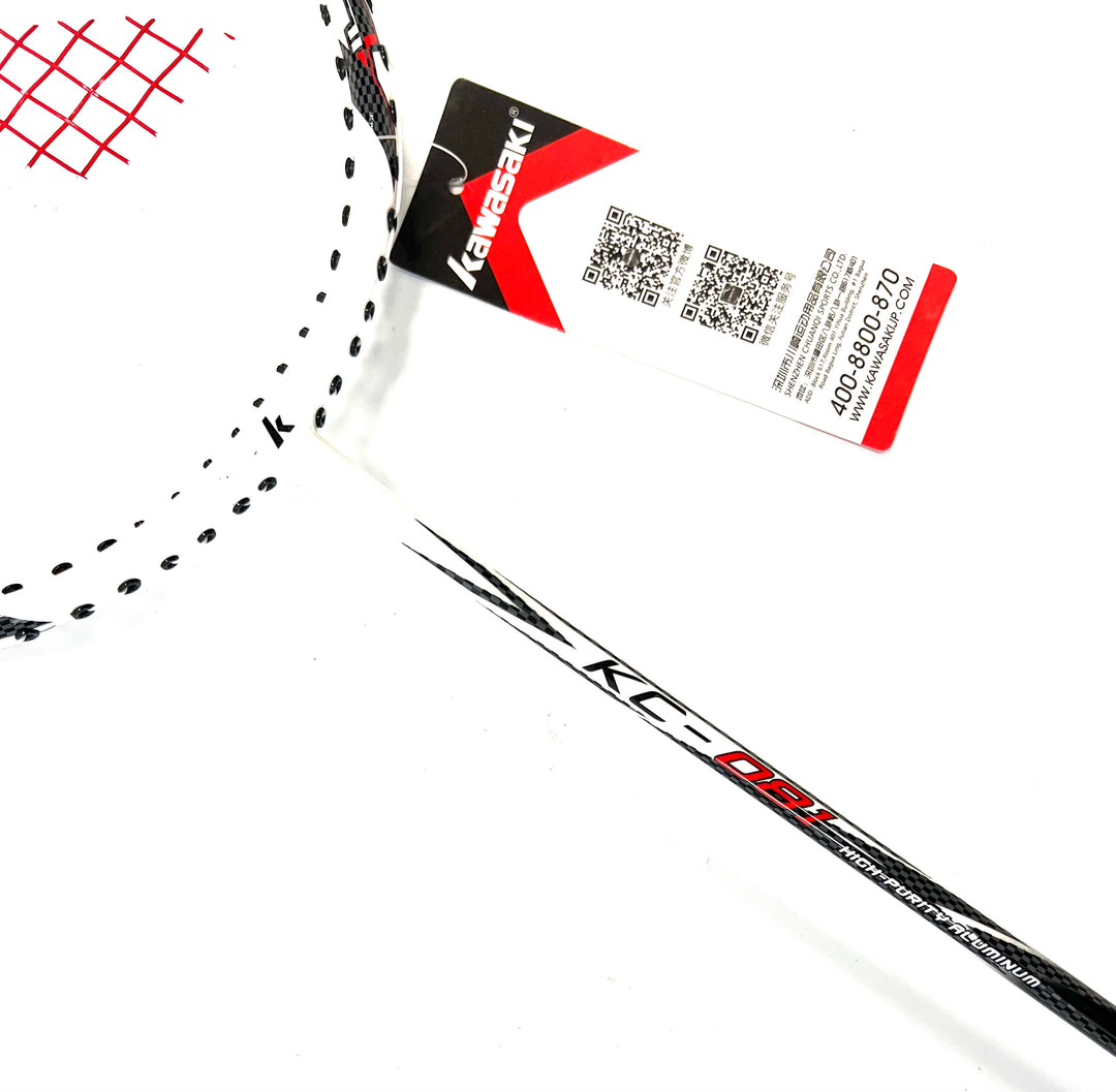 KWSAKI Carbon-AluminumIntegrated Badminton Racket KC-081(Red Blue) KC-085 KC-084