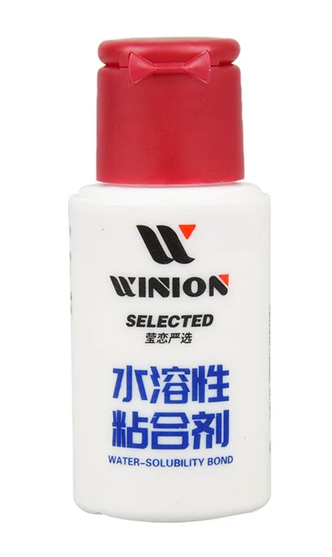 WINION Table Tennis Water Solubility    Bond Glue  (V.O.C Free)40mm For Table Tennis Rubber With Racket