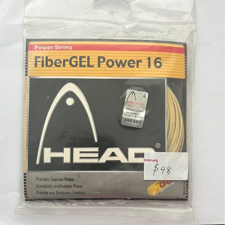 HEAD tennis strings fiberGEL,FXP,Tournament