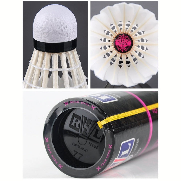 RSL No4 Badminton Shuttlecocks CiGu Duck Feather for training