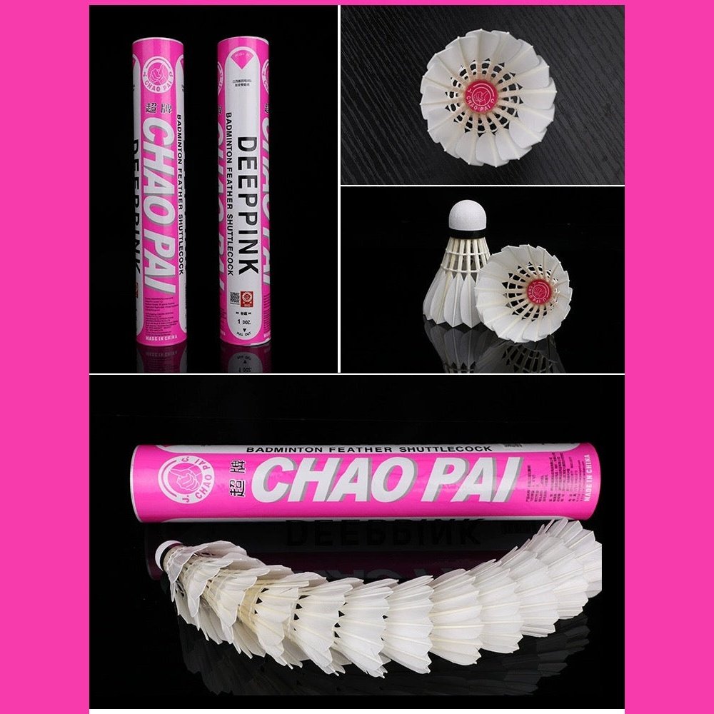 CHAOPAI Pink Badminton Shuttlecock