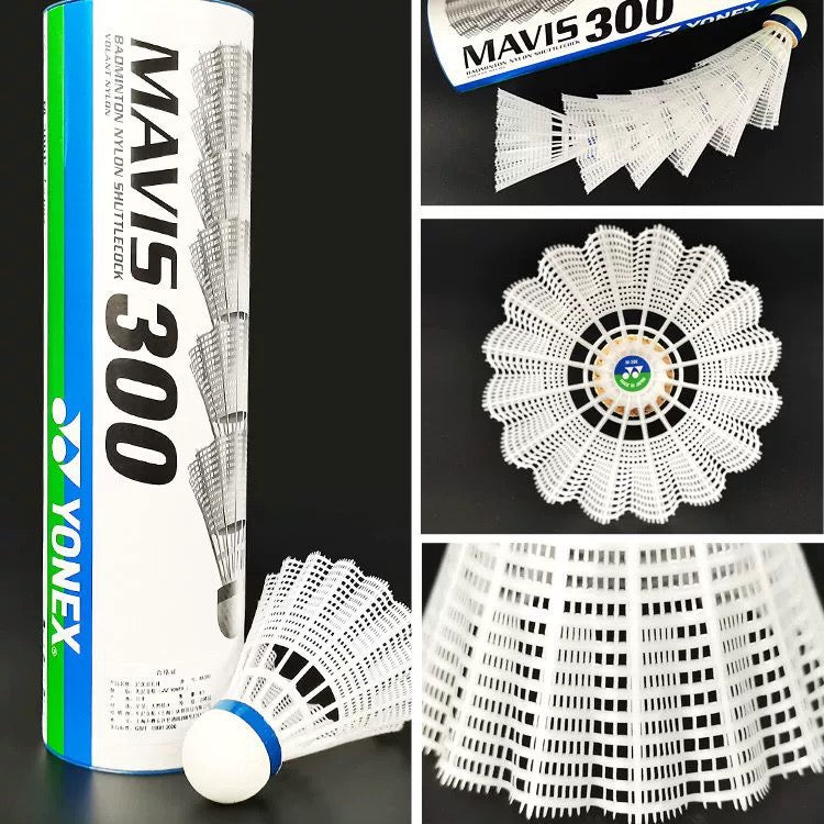 YONEX MAVIS 300 Badminton Nylon Shuttlecock 6PCS