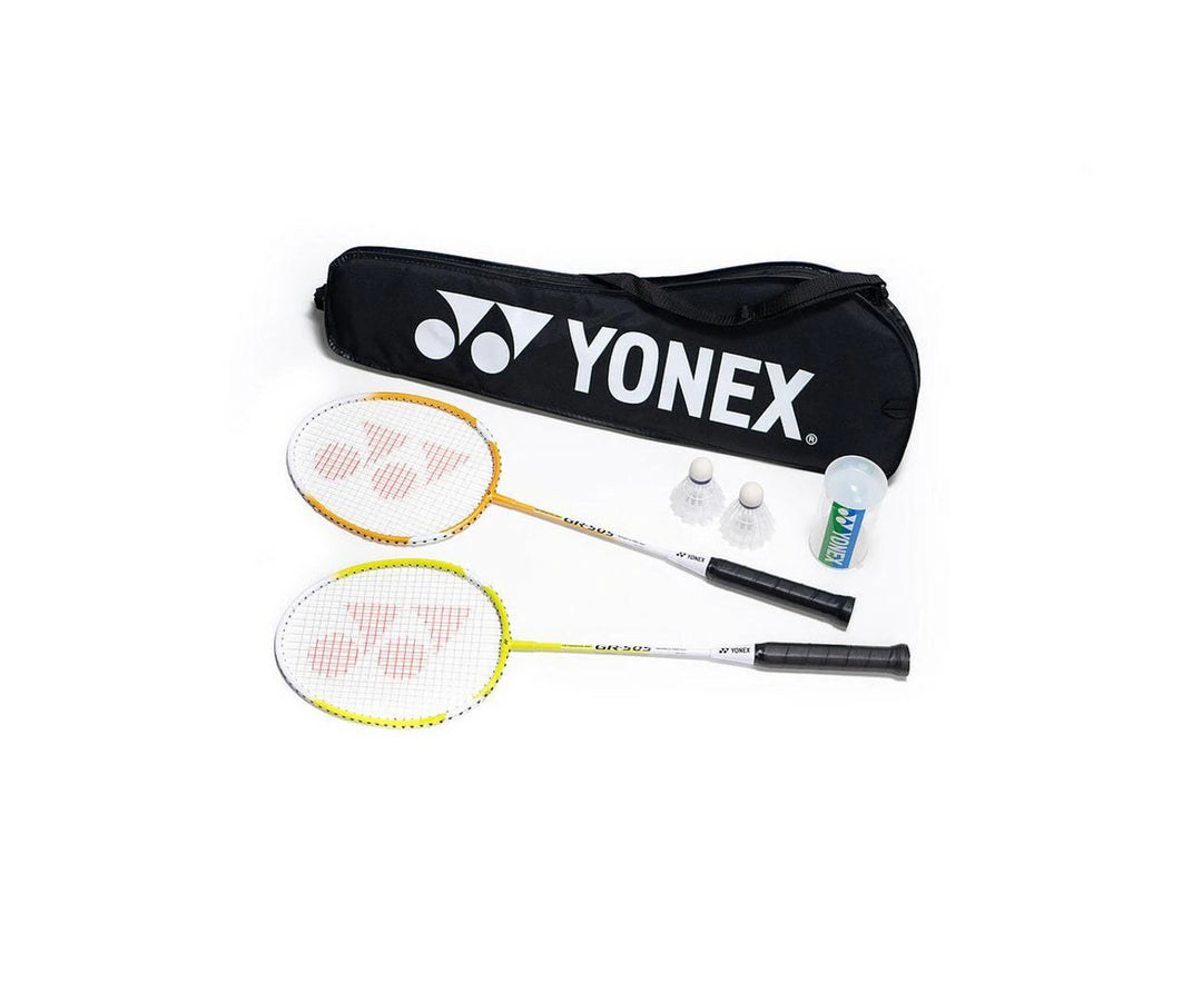 YONEX 2-Player Badminton Set 2 Racket with Shuttlecocks GR-505(set)