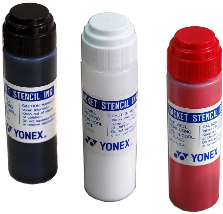 YONEX AC414EX Racket Stencil ink