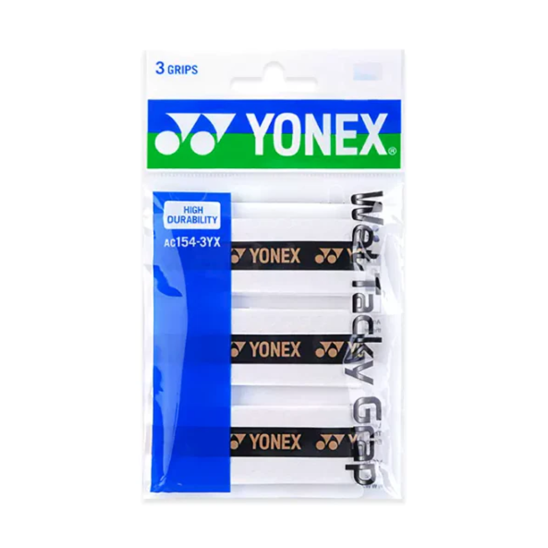 YONEX AC154-3YX Wet Tacky Grap 3pcs High Durability