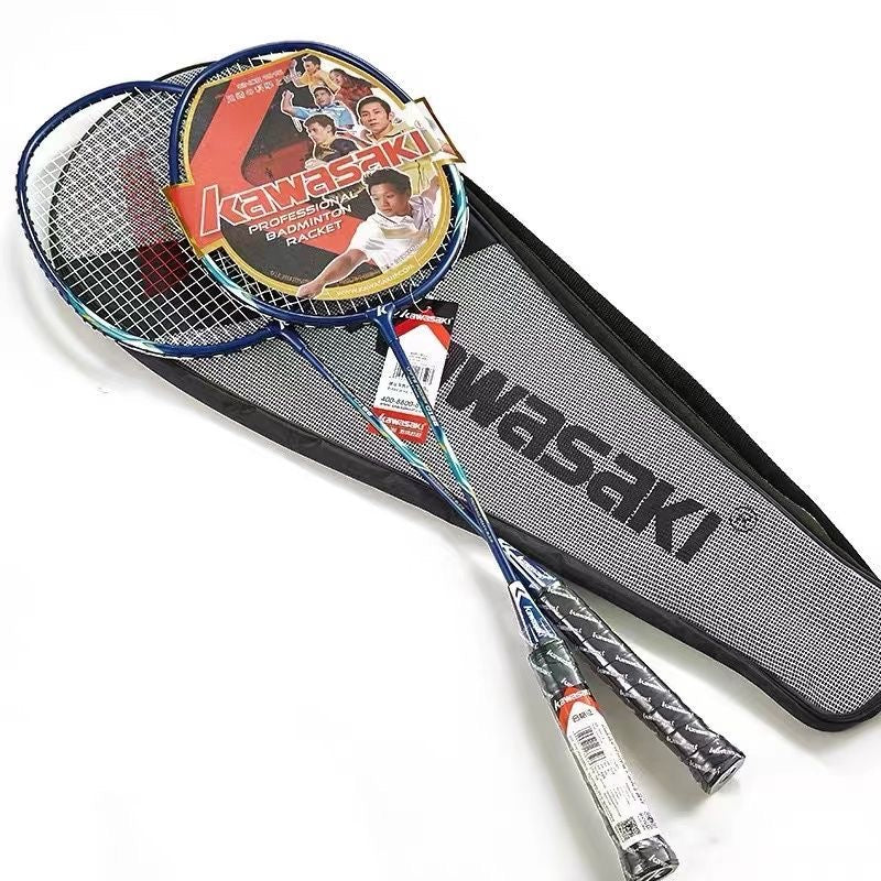 KAWASAKI UP-0160 UP-0182 Set Strung 2 Player Badminton