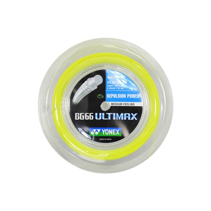 YONEX 66 Ultimax Badminton String (200m Coil) BG66U