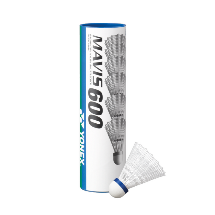 YONEX MAVIS 600 Badminton Nylon Shuttlecock 6PCS