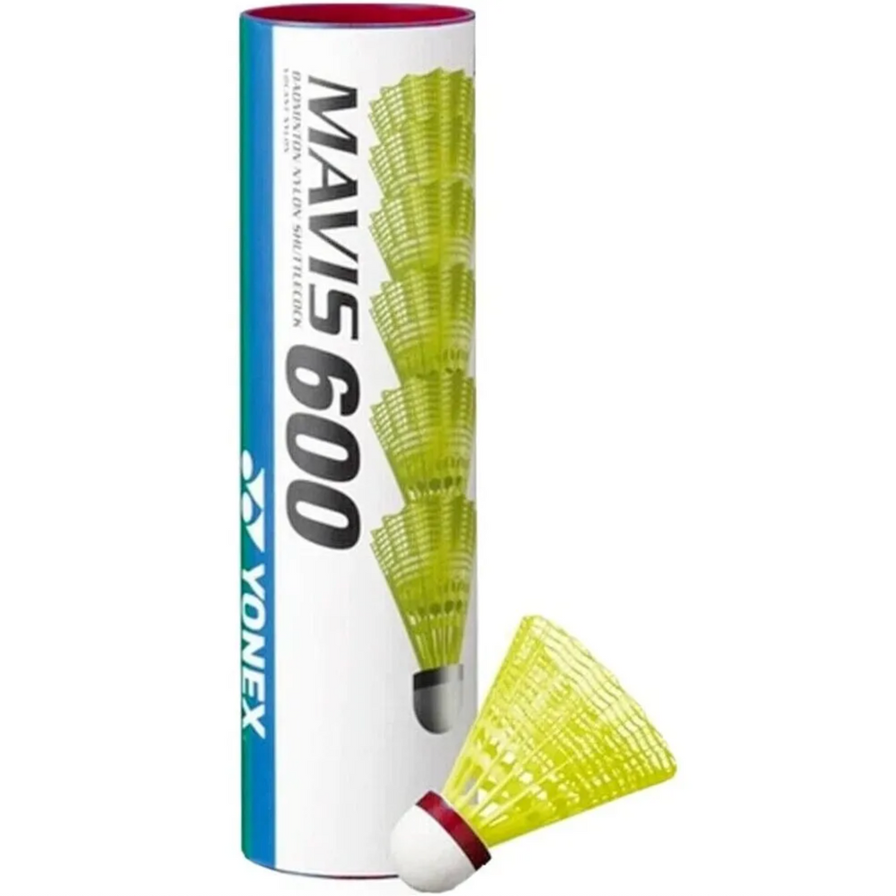 YONEX MAVIS 600 Badminton Nylon Shuttlecock 6PCS