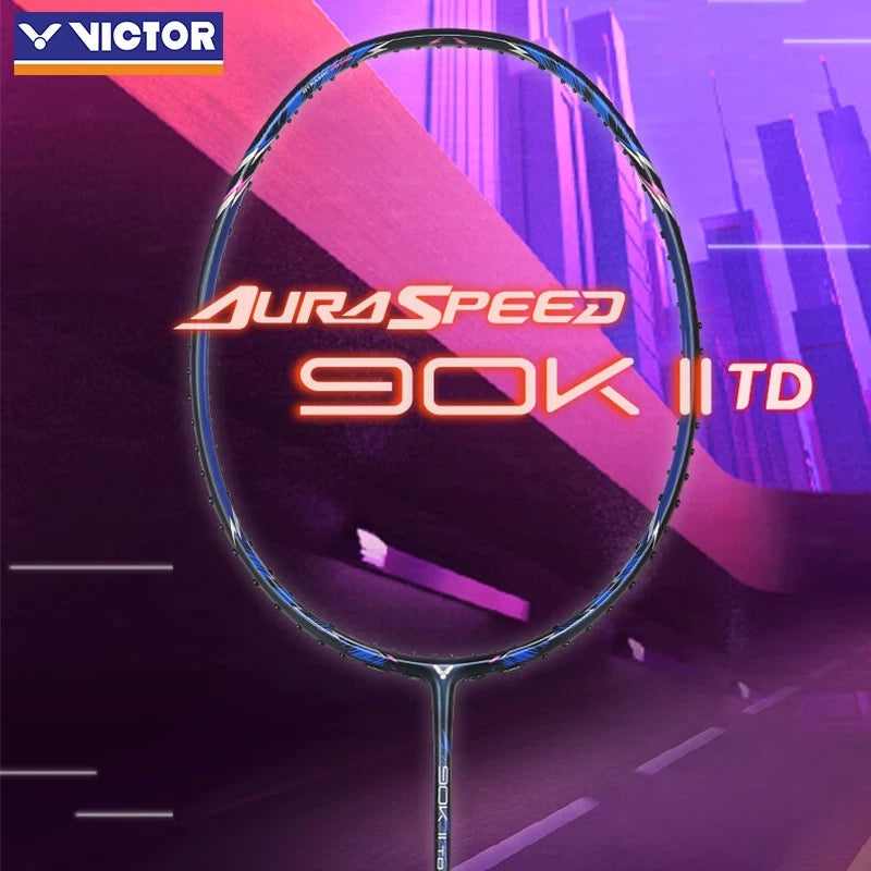 Victor AuuaSpeed 90k 2 TD Badminton Racket Pink 4UG6