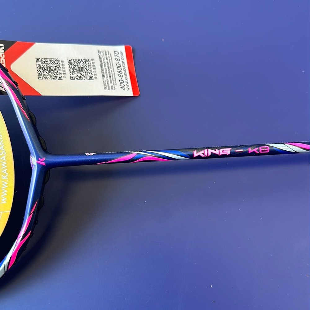 Kawasaki 4U KING  K8 Badminton Rackets 83g 30lbs with gift box