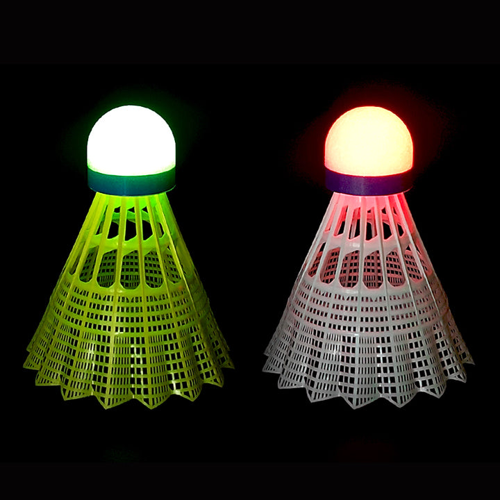 LED Badminton Balls, 3 Pieces Badminton, Nylon Badminton, Shuttlecocks Badminton, LED Shuttlecocks, LED Shuttlecocks, Luminous Shuttlecocks for Indoor and Outdoor Sports Activities, Hitting Practice