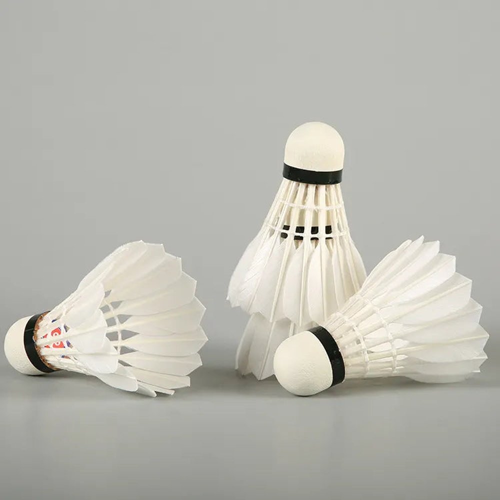 LINGMEI 80 Badminton Shuttlecocks Goose Feather（Competition）