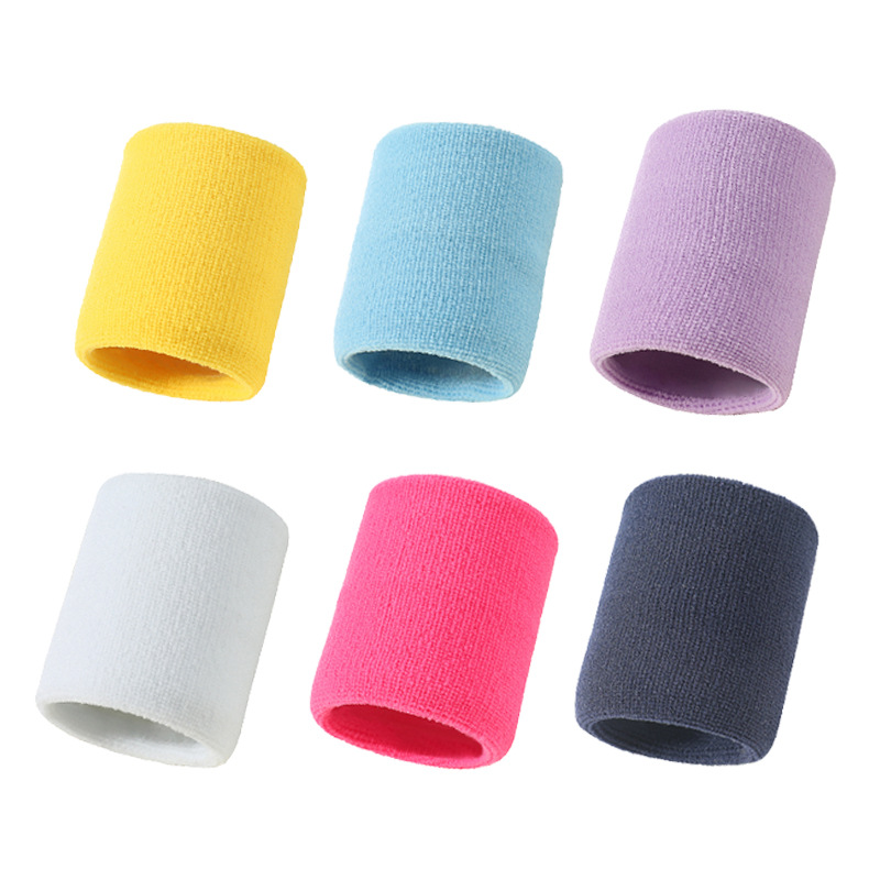 Sports Wrist Guard Cotton Wicking Towel Fitness Running Basketball Badminton Bracelet