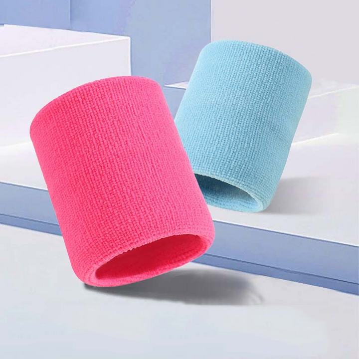 Sports Wrist Guard Cotton Wicking Towel Fitness Running Basketball Badminton Bracelet