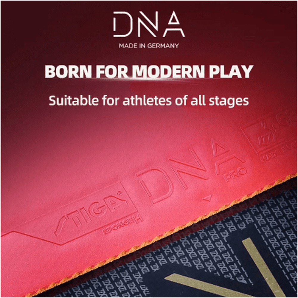 Original STIGA DNA PRO M / H / S Table Tennis Rubber Pimples-in Internal Powerful Ping Pong Rubber for Professional cake sponge