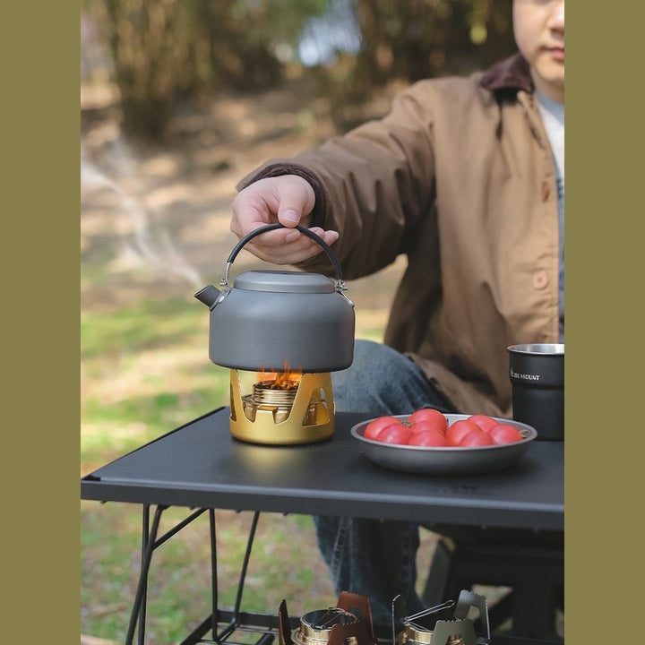 Outdoor Alcohol Stove Kit Camping Stove Safety Lightweight Portable Gold Stove