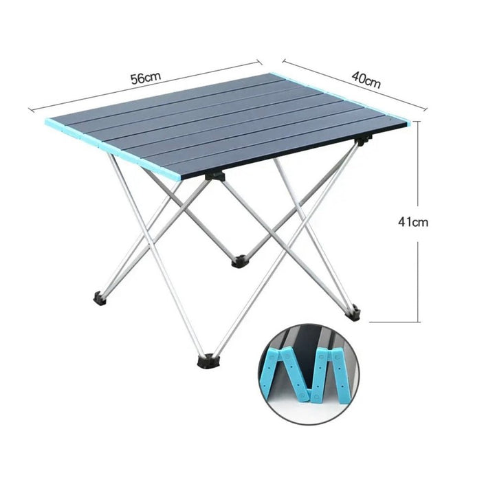 Outdoor Camping Table Folding Portable Aluminium BBQ Desk Picnic Tables 3 Size AU