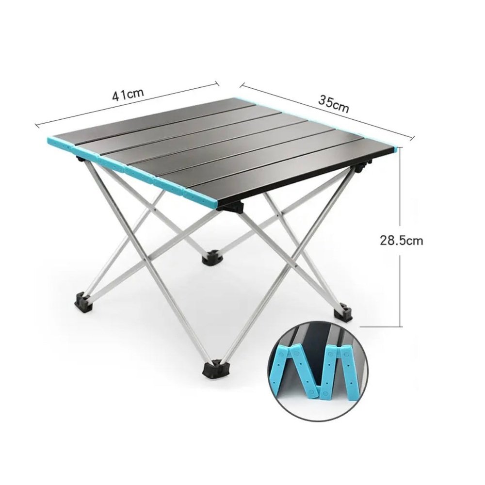 Outdoor Camping Table Folding Portable Aluminium BBQ Desk Picnic Tables 3 Size AU