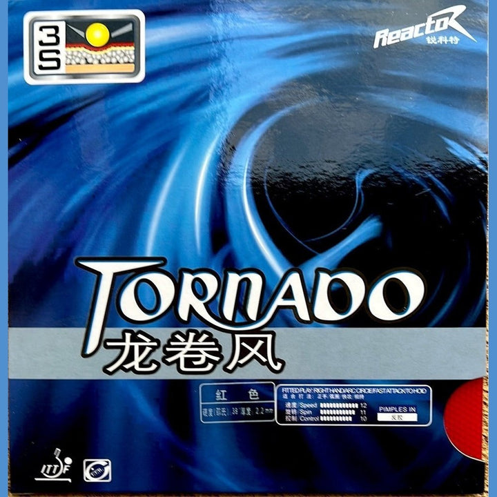 REACTOR Tornado Table Tennis Rubber Loop Plus Attack Pips in 1Pcs