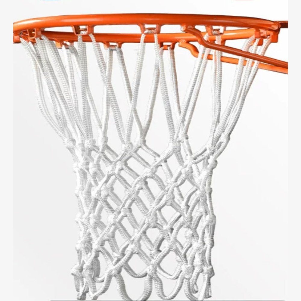 SPPHONEIX 2PCS Basketball Nets Durable Nylon Heavy Duty Standard 12 Loops Rim Hoop Mesh