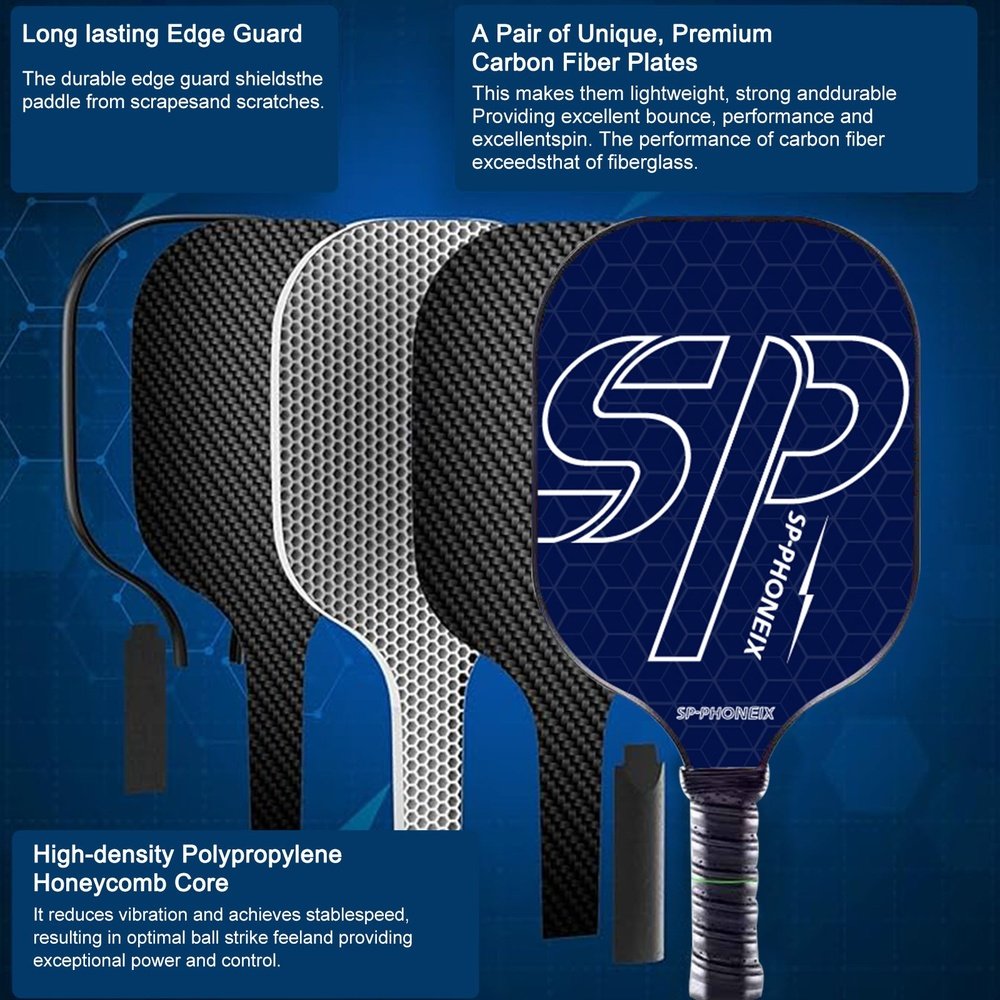 SPPHONEIX Carbon Pickleball Paddles