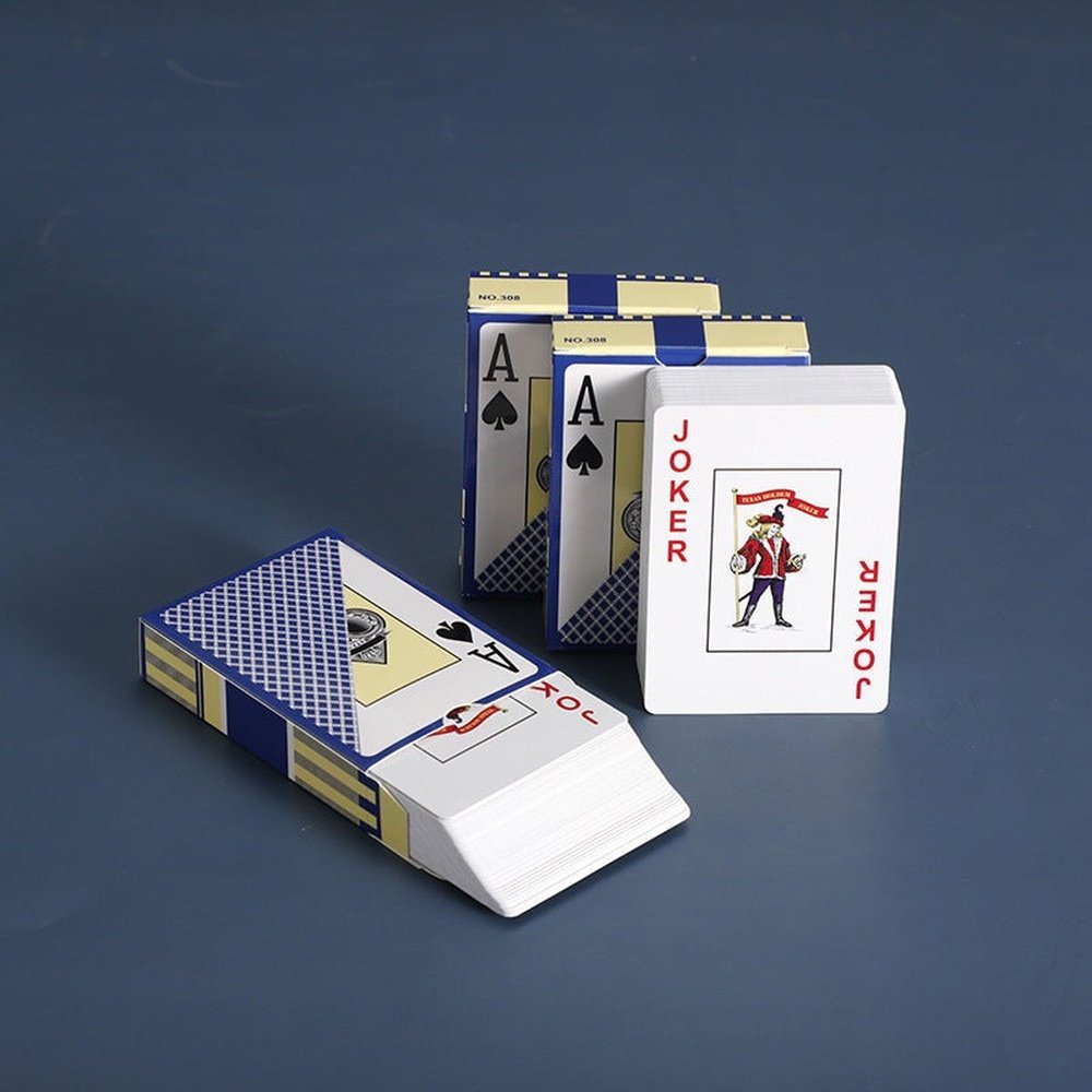 SPPHONEIX Texas Hold'em Plastic Playing Cards