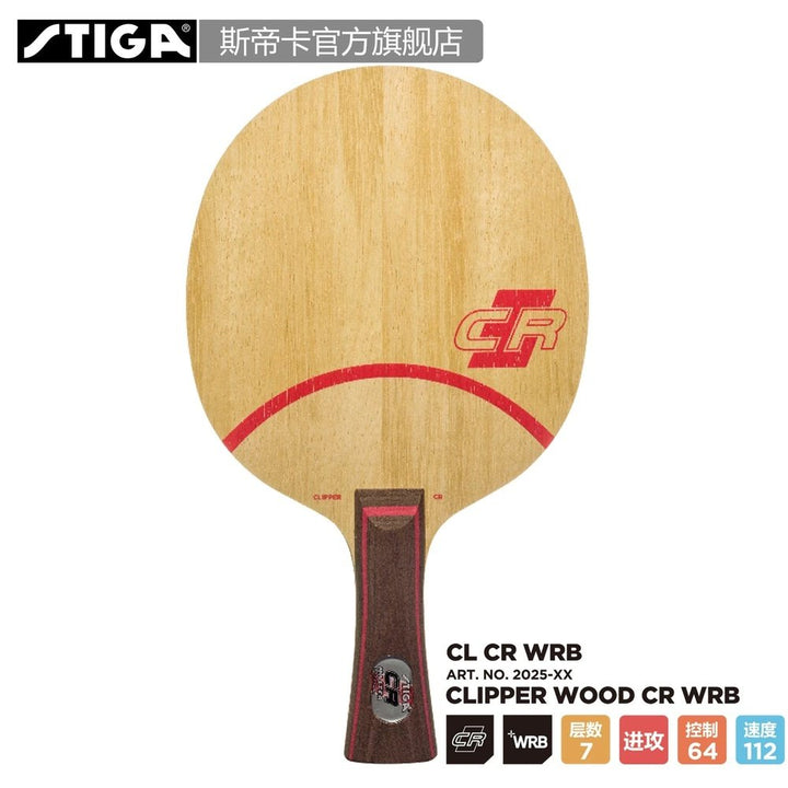 STIGAClipper,WOOD,CR ,WRB,Table Tennis FL,CS,Blade