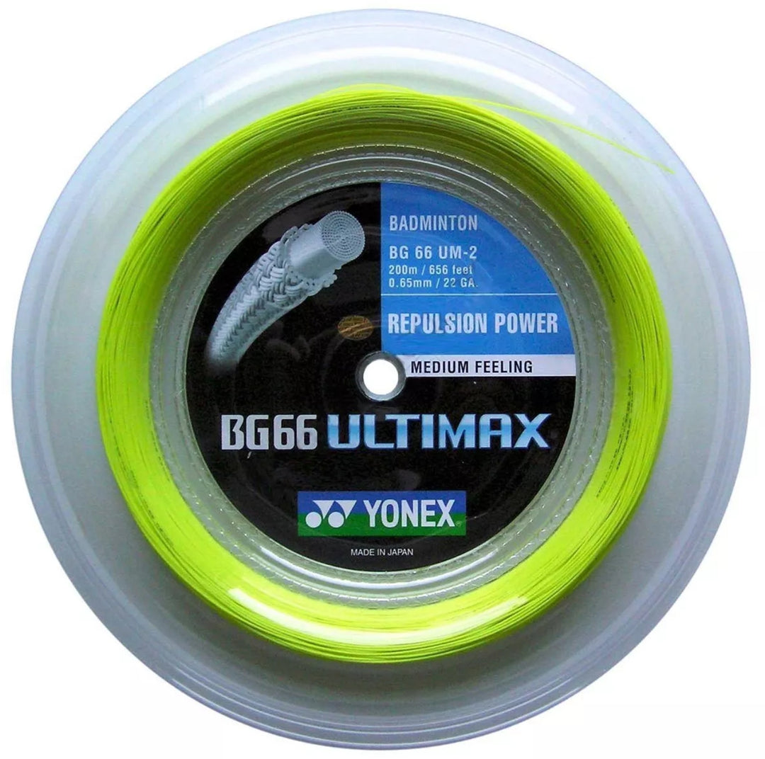 YONEX 66 Ultimax Badminton String (200m Coil) BG66U