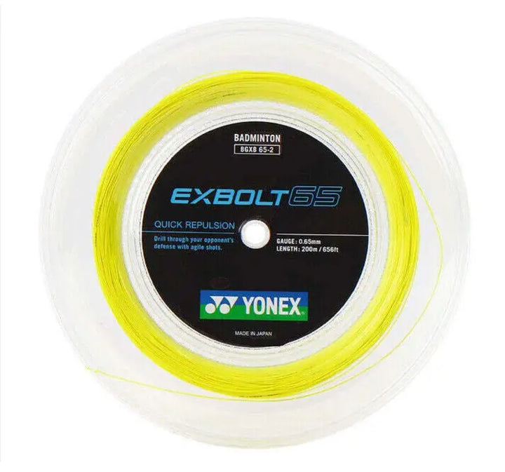 YONEX Exbolt 65 Badminton String (200m coil) EX65